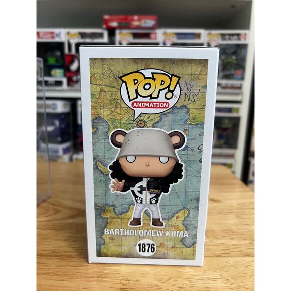 OFFICIAL WONDERCON STICKER Bartholomew Kuma Funko Pop #1876 One Piece Anime TV - Picture 2 of 6